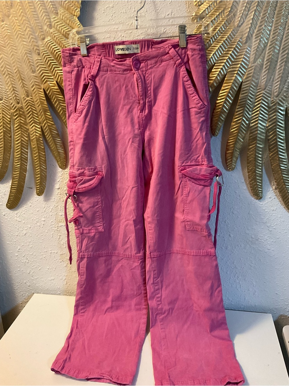 Lovegen hot pink cargo pants
